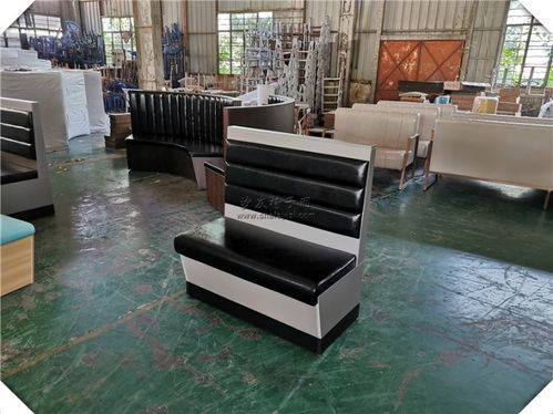 【絨布板式卡座沙發南平松溪縣奶茶店家具】- 