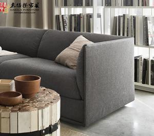 專業(yè)家具定制 順德家具生產(chǎn)廠家 雙人布藝現(xiàn)代沙發(fā)